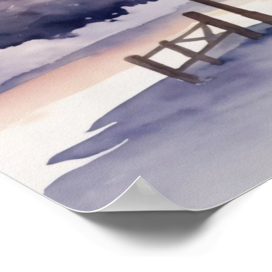 Weihnachtskunst Poster (Ecke)