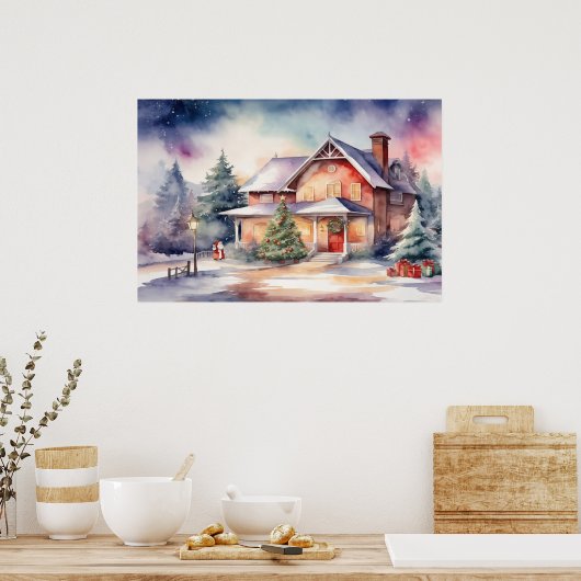 Weihnachtskunst Poster (Küche)