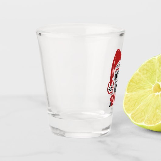 Weihnachtskunst Schnapsglas (Links)