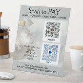 Weihnachtskunst Show Ideen VenmoPay Hier Sockelschild (In Situ)