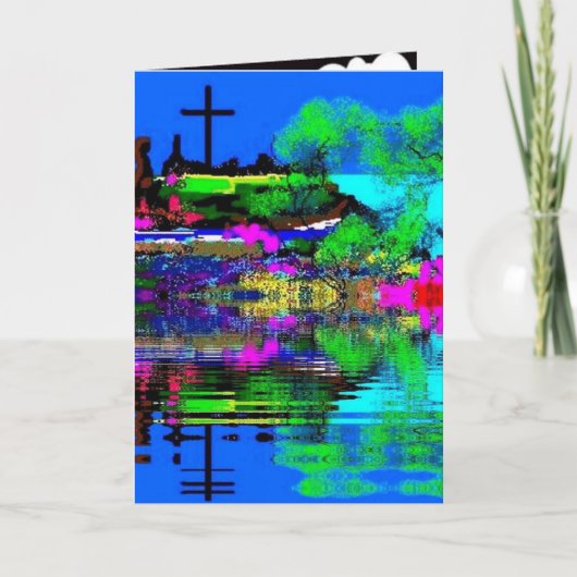 Weihnachtskunst Sondergrußkarten Feiertagskarte (Vorderseite)