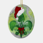 Weihnachtskunst Weihnachtsschmuck Lilie (Rechts)