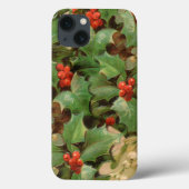 Weihnachtskunst Wintergrün Case-Mate iPhone Hülle (Rückseite)