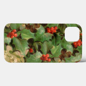Weihnachtskunst Wintergrün Case-Mate iPhone Hülle (Rückseite (Horizontal))
