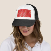 Weihnachtskunstmuster Design Winter Snow Flake Truckerkappe (Beispiel)