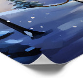 Weihnachtskunstposter Poster (Ecke)