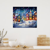 Weihnachtskunstposter Poster (Küche)