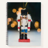 Weihnachtskunstspinner-Ornament SlipperyJoe Notizblock (Vorderseite)