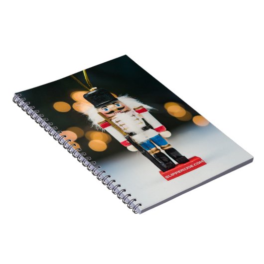 Weihnachtskunstspinner-Ornament SlipperyJoe Notizblock (Rechte Seite)