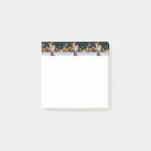 Weihnachtskunstspinner-Ornament SlipperyJoe Post-it Klebezettel (Vorderseite)