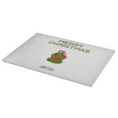 Weihnachtskupcake Glas Cutting Board Schneidebrett (Ecke)
