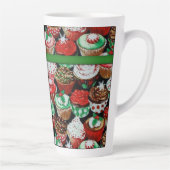 Weihnachtskupcakes Muster Milchtasse (Rechts)