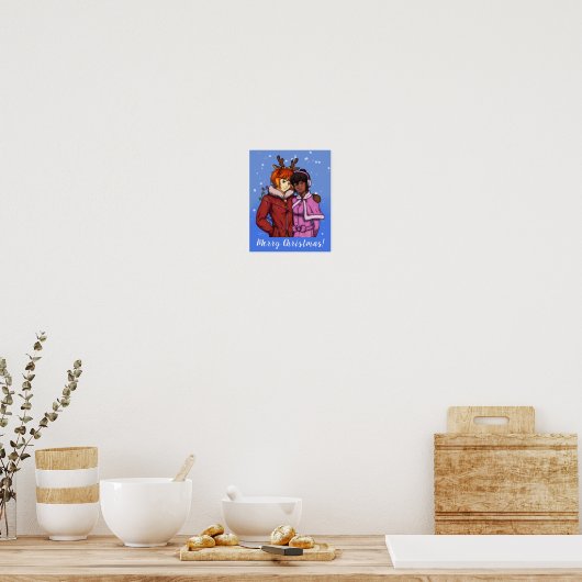Weihnachtskuppel Poster (Küche)