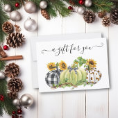 Weihnachtskürbis-Erntedank zwischen Herbst