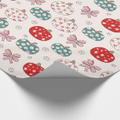 Weihnachtskürbis Geschenkpapier (Ecke)