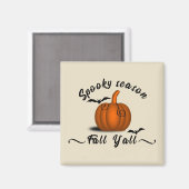 Weihnachtskürbis ist hier magnet (Vorderseite/Rückseite)