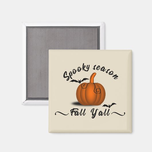 Weihnachtskürbis ist hier magnet (Vorderseite/Rückseite)