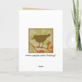 Weihnachtskurskarte Feiertagskarte (Rückseite)