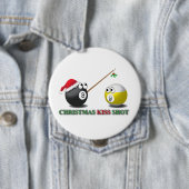Weihnachtskuss-Schussknöpfe Button (Beispiel)