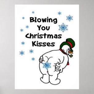 Weihnachtsküssen für dich poster