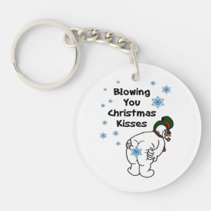 Weihnachtsküssen für dich schlüsselanhänger