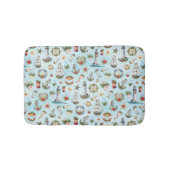 Weihnachtsküste Leuchtturmschiff Badematte (Vorderseite)