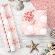 Weihnachtsküste Rose Gold Starfish Sand Dollar