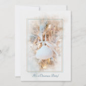 Weihnachtsküste Themenabend einladen Einladung (Vorderseite)