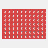 Weihnachtsküsten-Strümpfe mit Krabben Geschenkpapier Set (Vorderseite 2)