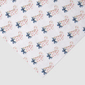 Weihnachtsküsten-Strümpfe mit Krabben Seidenpapier (Detail)