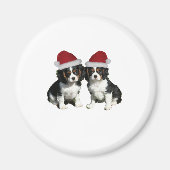 Weihnachtskvaliers Magnet (Vorne)