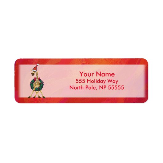 Weihnachtslabel (Vorne)