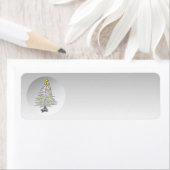 Weihnachtslabel Silver Globe Weihnachtsbaum (Insitu)