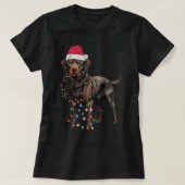 Weihnachtslabrador T-Shirt (Design vorne)