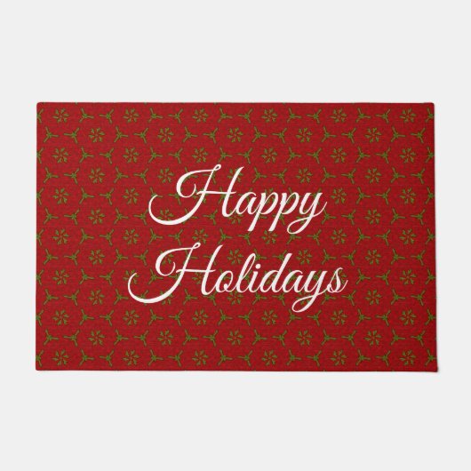 Weihnachtslace Pattern Fußmatte (Vorderseite)
