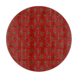 Weihnachtslace Pattern Schneidebrett