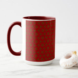 Weihnachtslace Pattern Tasse