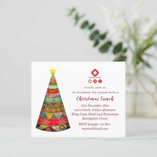 Weihnachtsladen (ADD LOGO) Folkart Tree (Stehend Vorderseite)