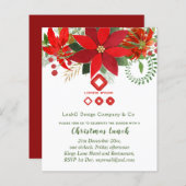 Weihnachtsladen (ADD LOGO) Poinsettia (Vorne/Hinten)