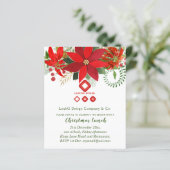 Weihnachtsladen (ADD LOGO) Poinsettia (Stehend Vorderseite)