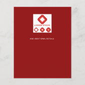 Weihnachtsladen (ADD LOGO) Poinsettia (Rückseite)