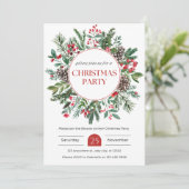 Weihnachtsladen Einladung (Stehend Vorderseite)