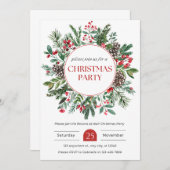 Weihnachtsladen Einladung (Vorne/Hinten)