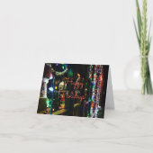 Weihnachtsladen Feiertagskarte (Vorderseite)