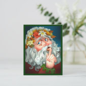 WEIHNACHTSladen GEHEIMES SANKT-PARTY EINLADUNG EIN (Stehend Vorderseite)