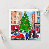 Weihnachtsläden Karte (Vorderseite/Rückseite Beispiel)