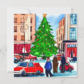 Weihnachtsläden Karte (Vorderseite)