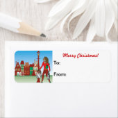 Weihnachtsläden mit Taschen in angekleideter Mode (Insitu)