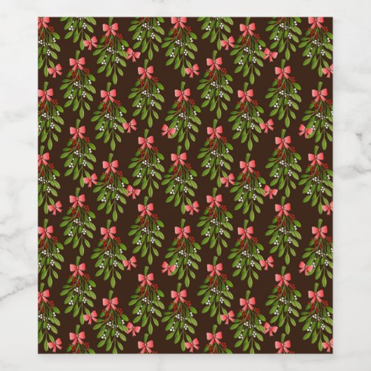 Weihnachtsläden - Weinetikett (Einzelnes Label)