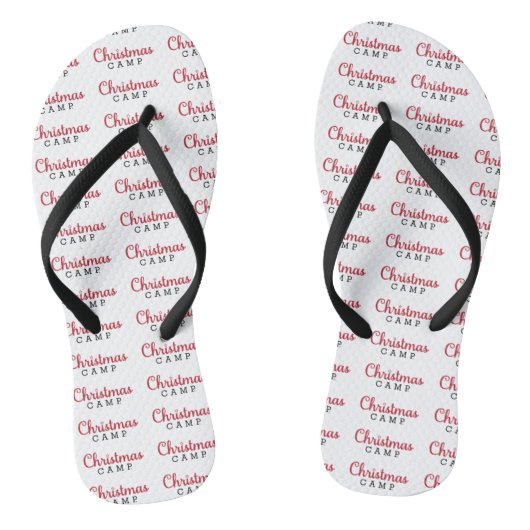 Weihnachtslager FlipFlops Badesandalen (Fußbett)
